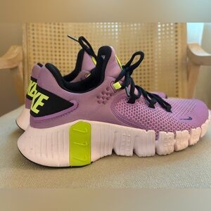 Nike Lavender and Neon Green Athletic Shoes